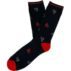 D&D Socken mit klassischem Ampersand Logo - 41-46
