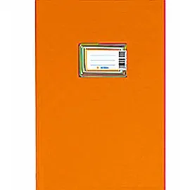 Herma Heftumschlag mit Baststruktur orange Kunststoff DIN A4