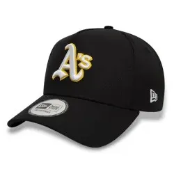 New Era für Herren. 60595240 Oakland Athletics Weltmeisterschaft 9Forty Cap schwarz (OSFA), Lässig, Baumwolle