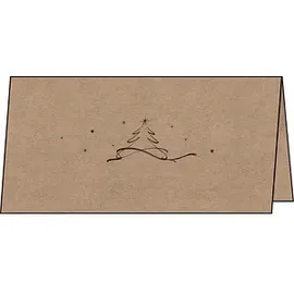 Sigel Weihnachtskarten Christmas Tree DIN lang, 10 St.