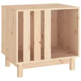 vidaXL Hundehütte 60 x 45 x 57 cm Holz Braun