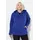 Ulla Popken Strickfleece-Jacke Blau 50