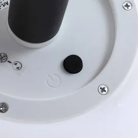 LINDBY LED-Solarlampen Lago, 3er-Set, Kugeln, Erdspieß, weiß