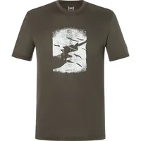 Super.natural Herren Crevasse T-Shirt (Größe XXL, grau)