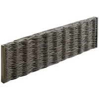 Kann Beet-/ Zaunplatte Weidengeflecht Dunkelbraun