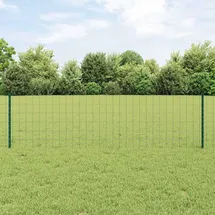 vidaXL Zaun 0,6 x 10 m Grün/Stahl