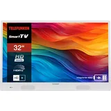 PL32WI 32" LED HD mobiler Akku-TV weiß