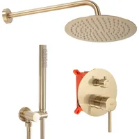 REA Unterputz Duschset Lungo Gold Matt + BOX
