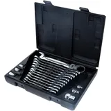 KS Tools GEARplus Gelenk-Ratschenringmaulschlüssel-Satz,