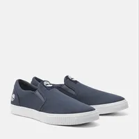 Timberland Mens Low Slip ON Sneaker dk blu canvas