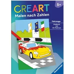 Ravensburger Malbuch CreArt Malen nach Zahlen - Fahrzeuge