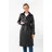 Mauritius Ledermantel "GWTaruh OT", Damen, Gr. 4XL, schwarz, Obermaterial: 100% Schafsleder. Futter: 100% Baumwolle. Ärmelfutter: 100% Polyester, unifarben, regular fit, Mäntel, femininer Leder-Trenchcoat mit Bindegürtel