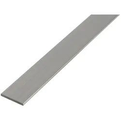 Alberts BA-Profil, Natur Aluminium, Flachstange, Länge 1 m, verschiedene Maße