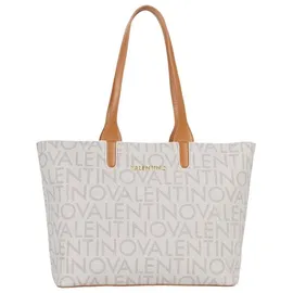 Valentino Regina Re Shopper Kunstleder Beige/Weiß