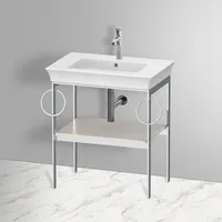 Duravit White Tulip Metallkonsole mit Ablage, WT4546B3939