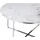 SalesFever Couchtisch Marmor weiß / Metall 80 x 45 x 80 cm