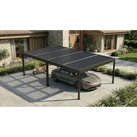 sunelements SunPort Classic 7,18 x 5,49 m anthrazit-metallic