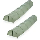 Relaxdays Folientunnel, PE Set, 2,9 m