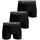Björn Borg Essential Shorts Schwarz XXL 3er Pack