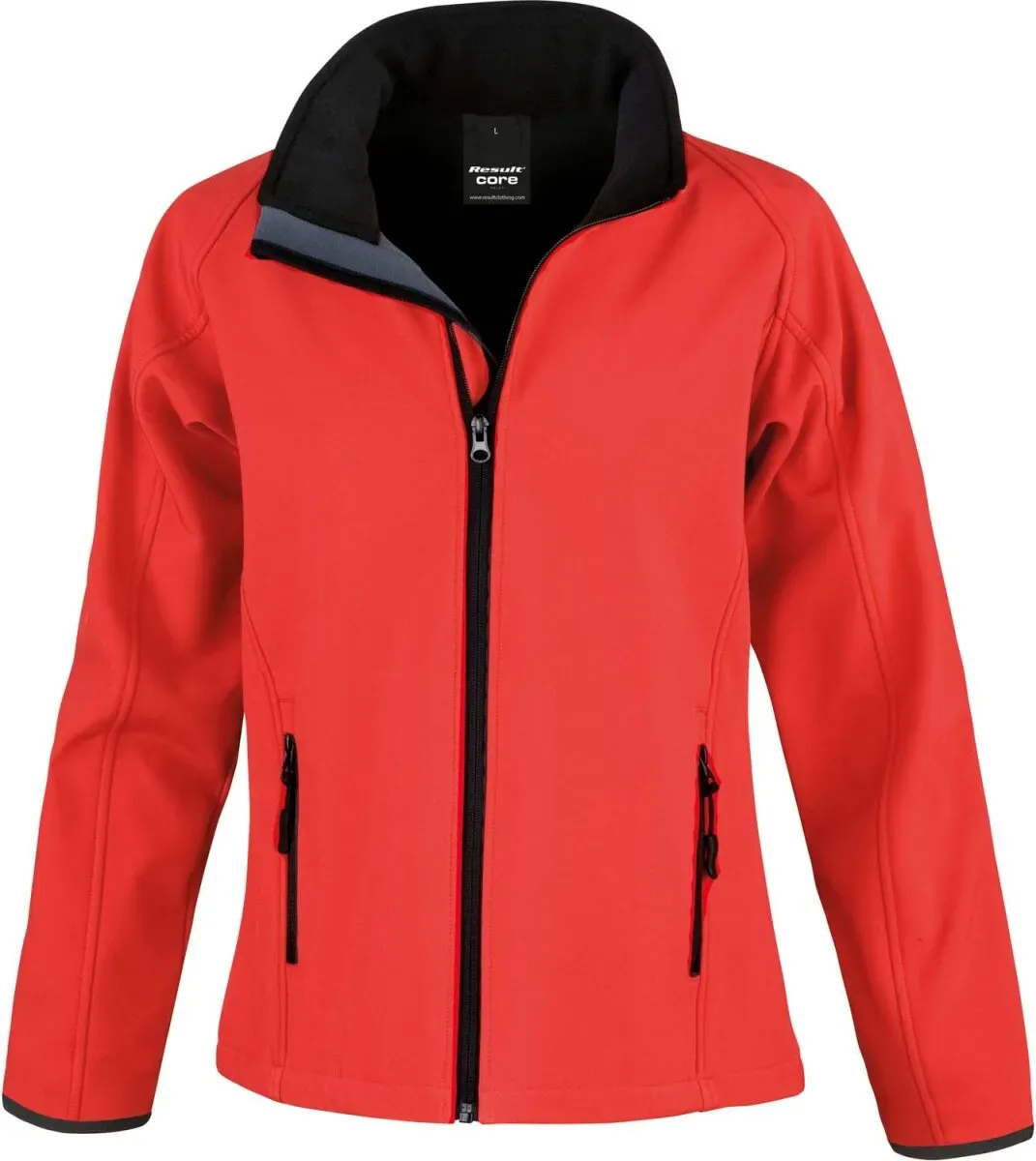 Result Core Damen 2-Lagen Softshell Jacke 'Printable' Softshell-Jacke R231F red/black M
