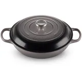 Le Creuset Gourmet-Profitopf Signature 30 cm, 3,5 l, Für alle Herdarten inkl. Induktion geeignet, 5,555 kg, Flint,