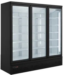 Saro Kühlschrank GTK 1530 S, Stahlblech, Doppelverglaster Gastro Kühlschrank mit einem Nutzinhalt von 1530 Litern, 1 Kühlschrank