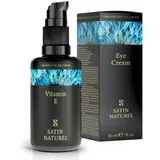 SatinNaturel Augencreme mit BIO Aloe Vera + Hyaluron + Taurin + Vitamin E - Augenringe entfernen Soforteffekt - Augencreme gegen Falten und Augenringe - Augenpflege - Eye Cream Vegan 30ml - Satin Naturel