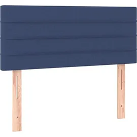 vidaXL Boxspringbett 100 x 200 cm Blau