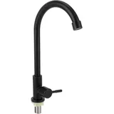 Wasserhahn, Single Cold Faucet Basin Wasserhahn, Kitchen Bar Wasserhahn Edelstahl G1 / 2 Wasserhahn für Badezimmer Küche