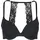 URBAN CLASSICS Ladies Padded Bra with Lace at Back Black, 75B - 75B