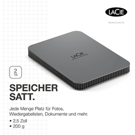 LaCie Mobile Drive Secure 2 TB Gen 1 USB 3.2