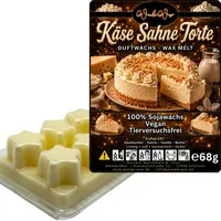 WonderWax Duftwachs Wax Melts für Duftlampe, 6 Sterne Duftmelt Wachsmelt Sojawachs Duftwachs Würfel für Raumdüfte, Wachs Duftöl Winter Indoor Schmelzen für Aromalampe Käse Sahne Torte