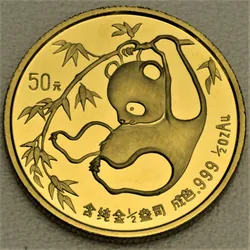 Goldmünze 1/2oz Panda 1985 (China)