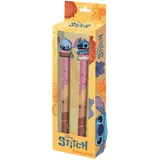 Disney Lilo und Stitch Bleistiftset 2 St. Gelb/Mehrfarbig 9,5 x 23 cm