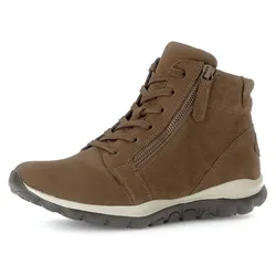 Schnürboots, mit profilierter Gummilaufsohle, Gr. 38,5, braun-used, , 18573608-38,5