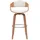 miliboo Skandinavischer Barhocker 65 cm Weiß