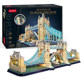 Cubic Fun CUBICFUN Beleuchtetes 3D-Puzzle Tower Bridge 222 Teile