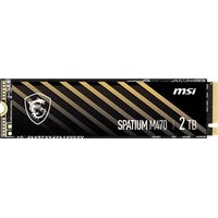 MSI Spatium M470 2TB M.2 2280 PCI-E x4 Gen4 NVMe SSD (S78-440Q090-P83)