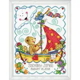 Design Works Tobin Home Crafts Kreuzstich Stickpackung Wegsegeln, Zählmuster