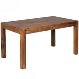 KADIMA DESIGN Esstisch NAKO Massiv: Quadratisch, 80x80 cm Akazienholz, einfach zu pflegen, stabil.