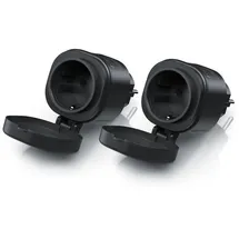 Bearware WLAN-Steckdose 2 St. Schwarz