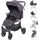 BabyGO 3 in 1 Kinderwagen black