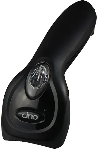1D Handscanner Cino FuzzyScan F560 - CCD-Barcodescanner, USB-Kabel-KIT, schwarz,...