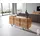 DeLife Sideboard Kiano 145 x 67 x 45 cm Akazie Natur / Schwarz