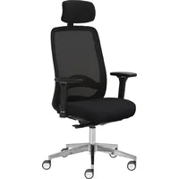 Mayer Sitzmöbel Drehstuhl 2228 Leder Schwarz