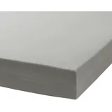 Traumschlaf Spannbettlaken Baumwolle-Jersey 90 x 200 - 100 x 200 cm grau