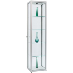 Glasvitrine 50 x 50 x 200 cm abschließbar