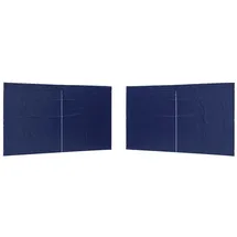 vidaXL Seitenwand für Party Zelt 2 Stück 4 x 1,95 m Blau