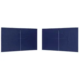 vidaXL Seitenwand für Party Zelt 2 Stück 4 x 1,95 m Blau