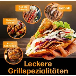 GOURMETmaxx Dönergrill 05914 schwarz